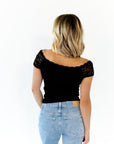 Blondie Lace Off-Shoulder Top