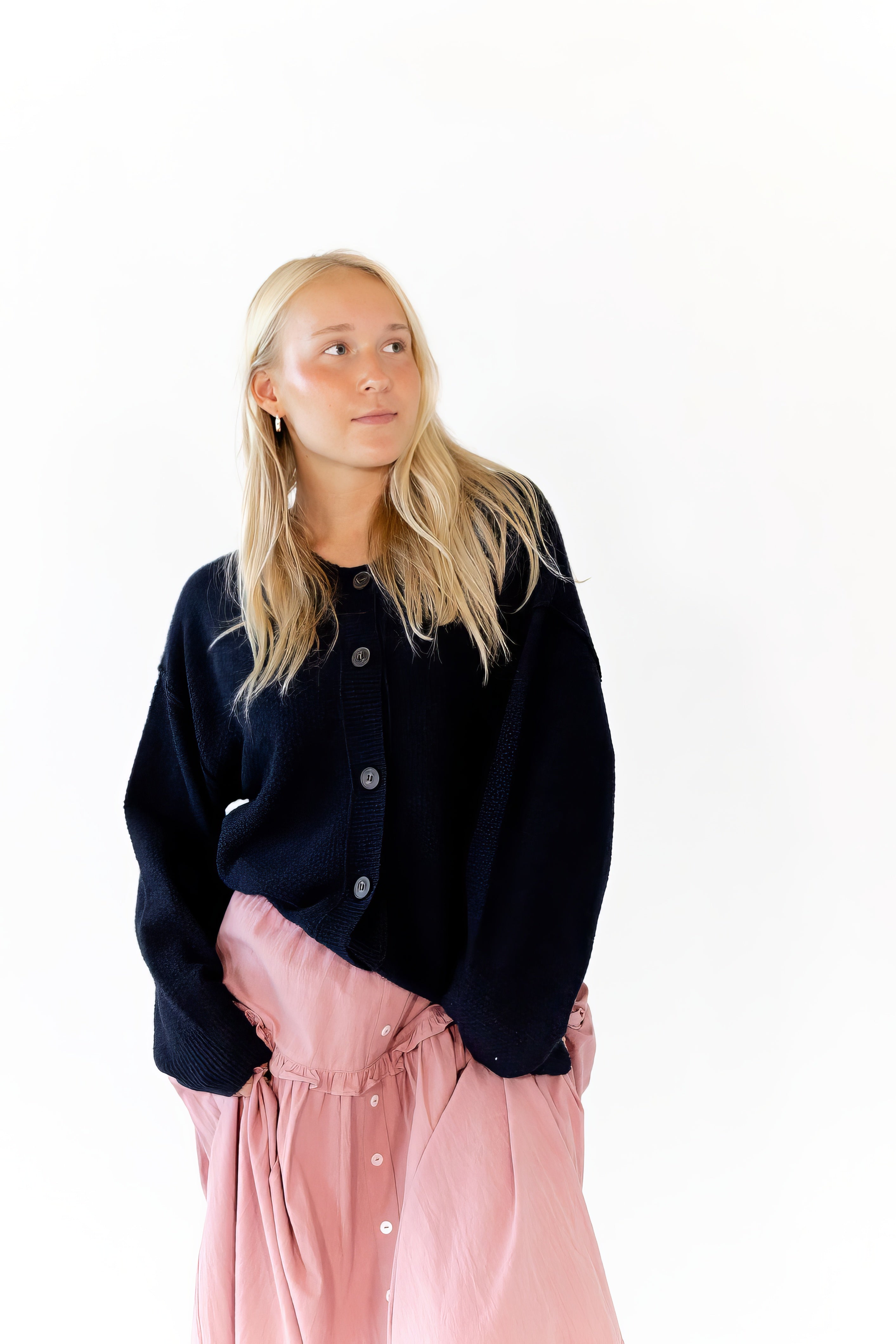 Rumi Button Detail Skirt