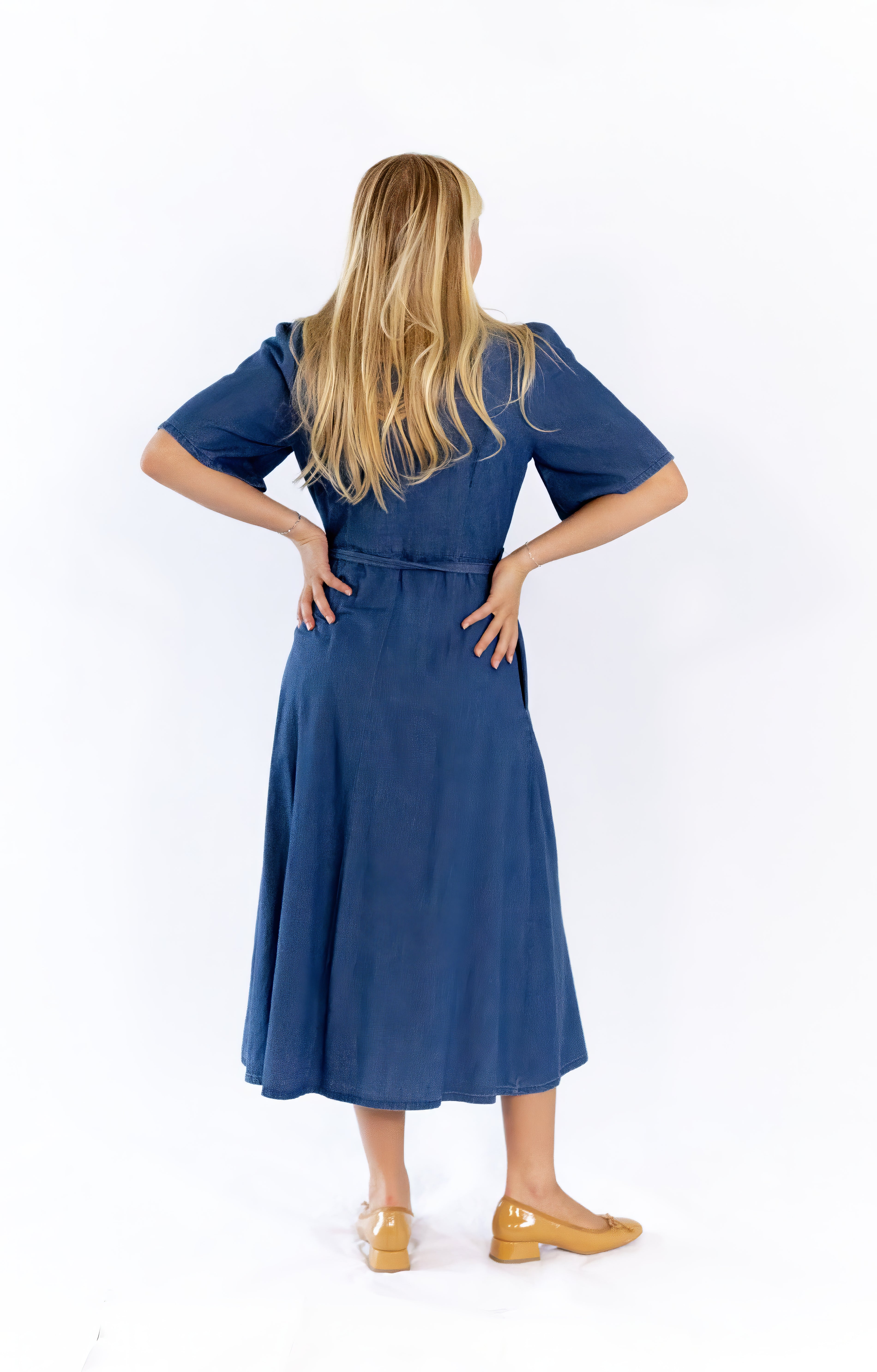 Marsa Button Down Denim Dress