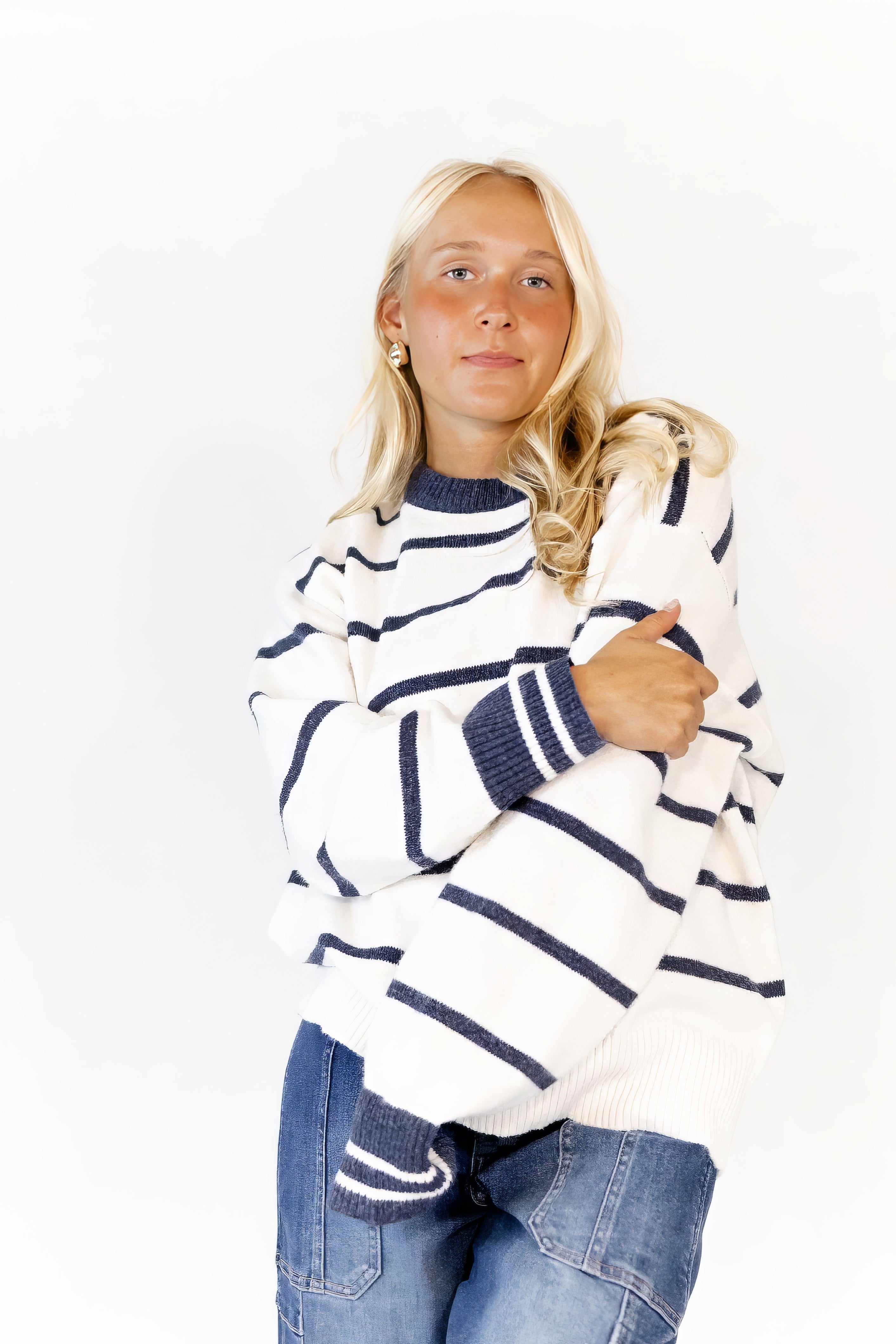 Ellen Cozy Striped Sweater