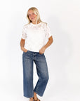 Helen Sheer Lace Tee