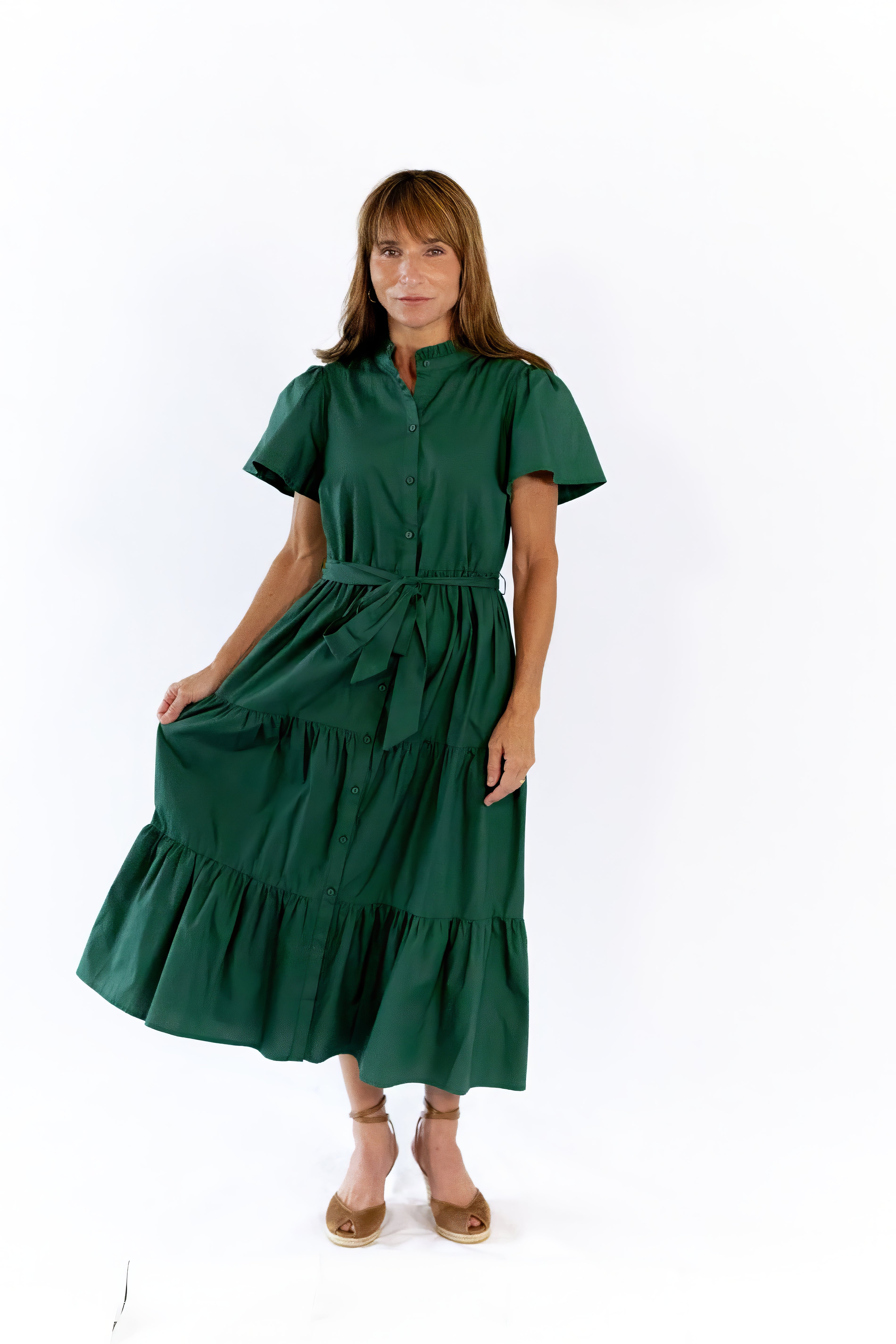Misti Tiered Midi Dress