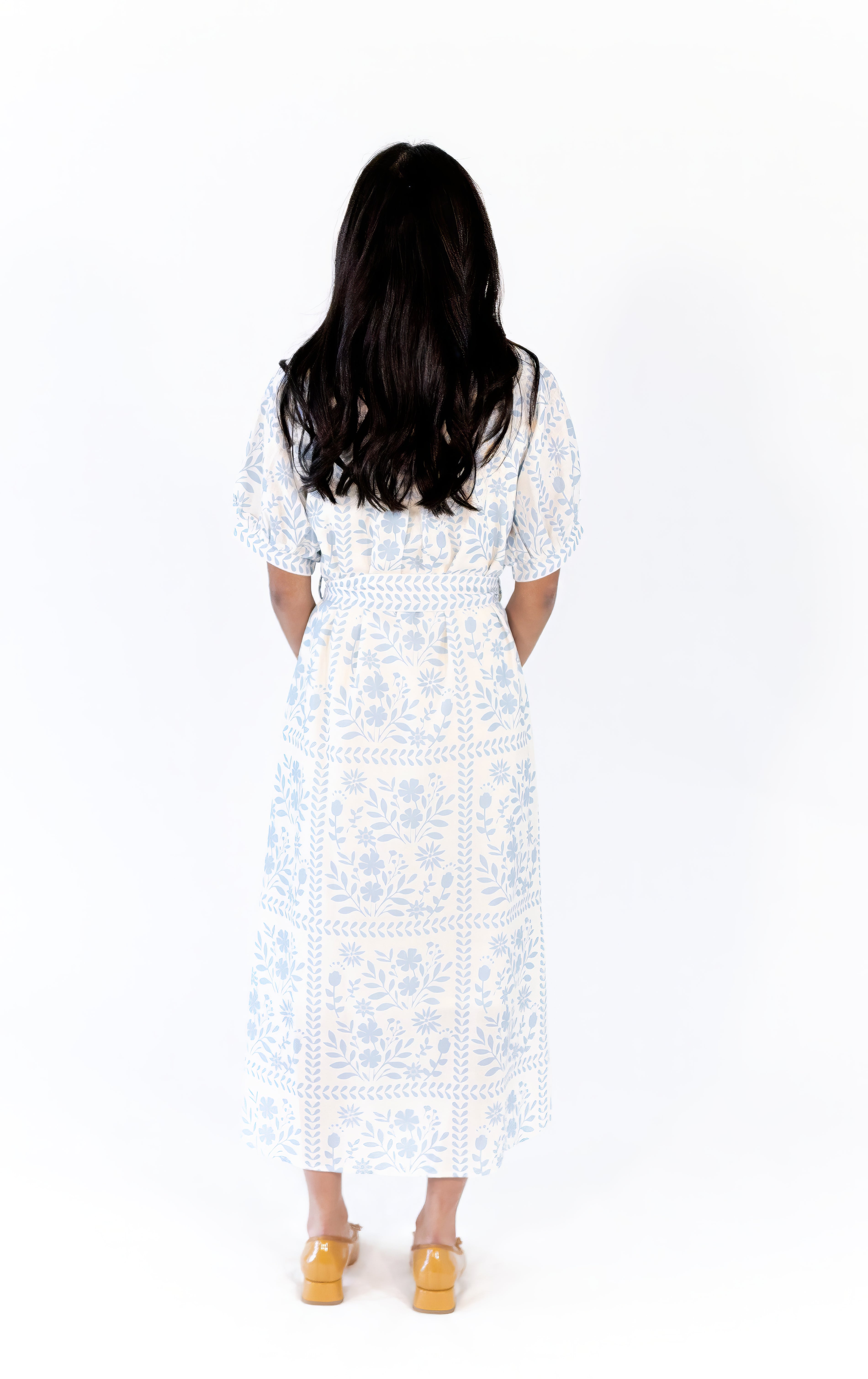 Layla Tie Waist Midi Dress