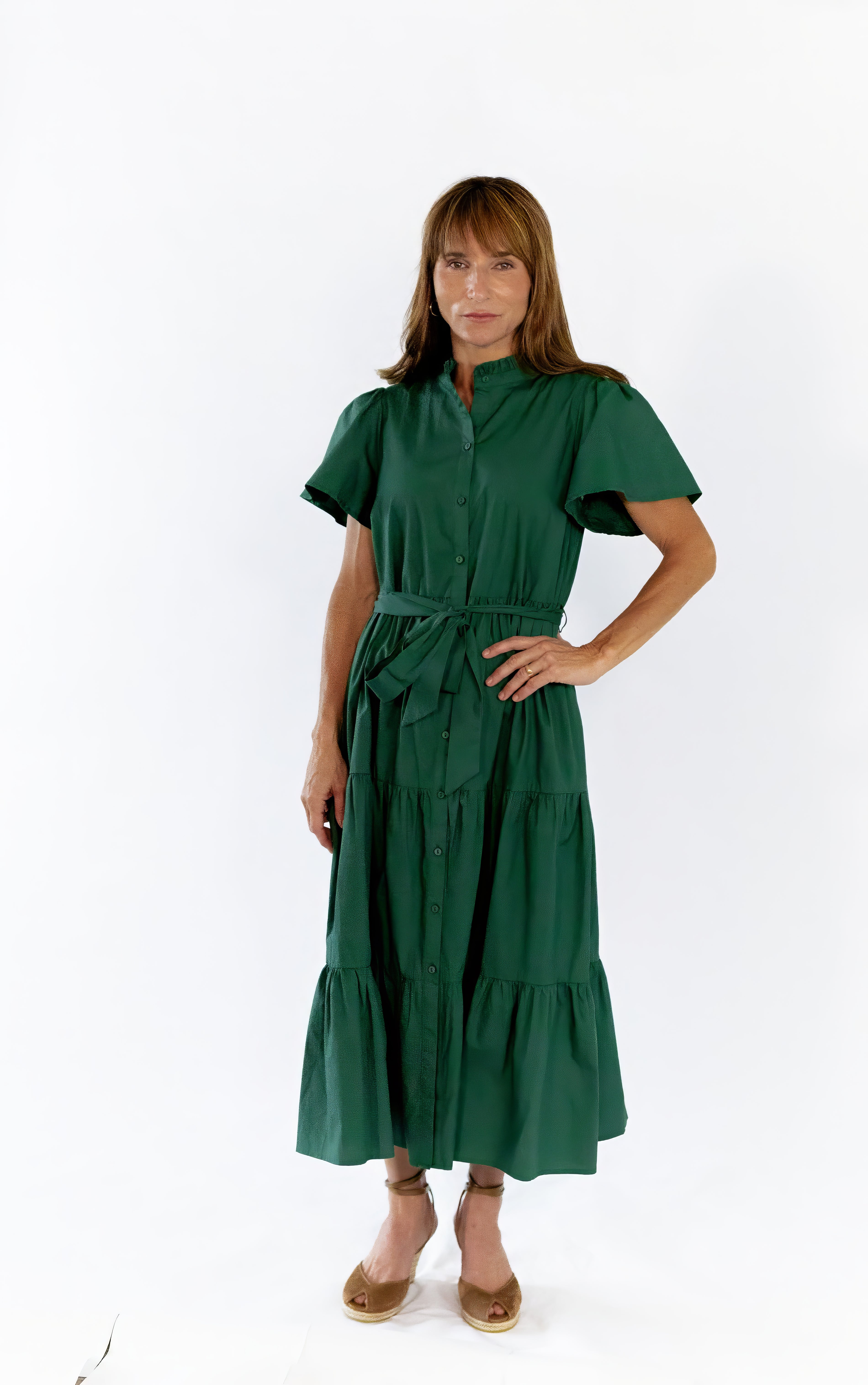 Misti Tiered Midi Dress