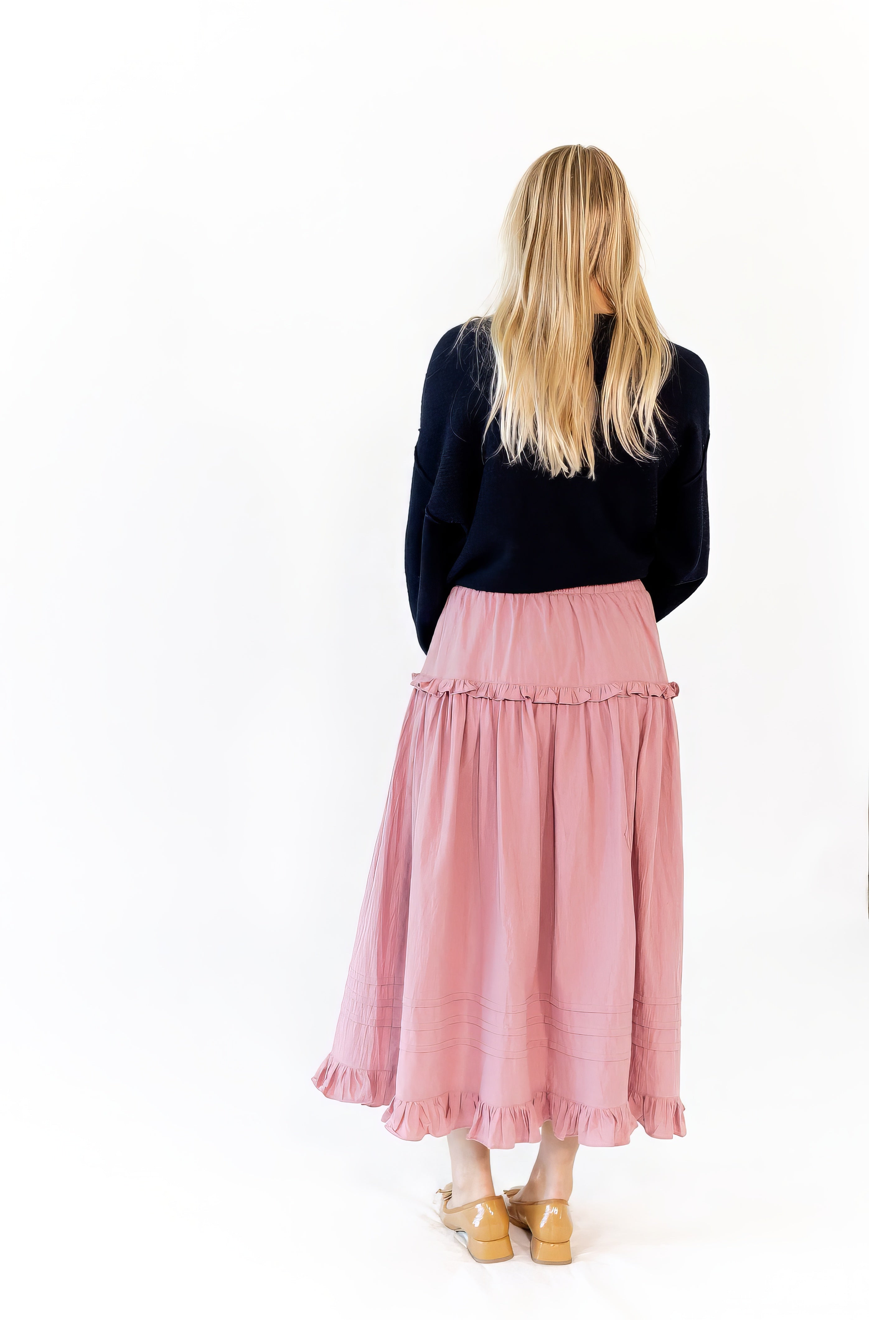 Rumi Button Detail Skirt