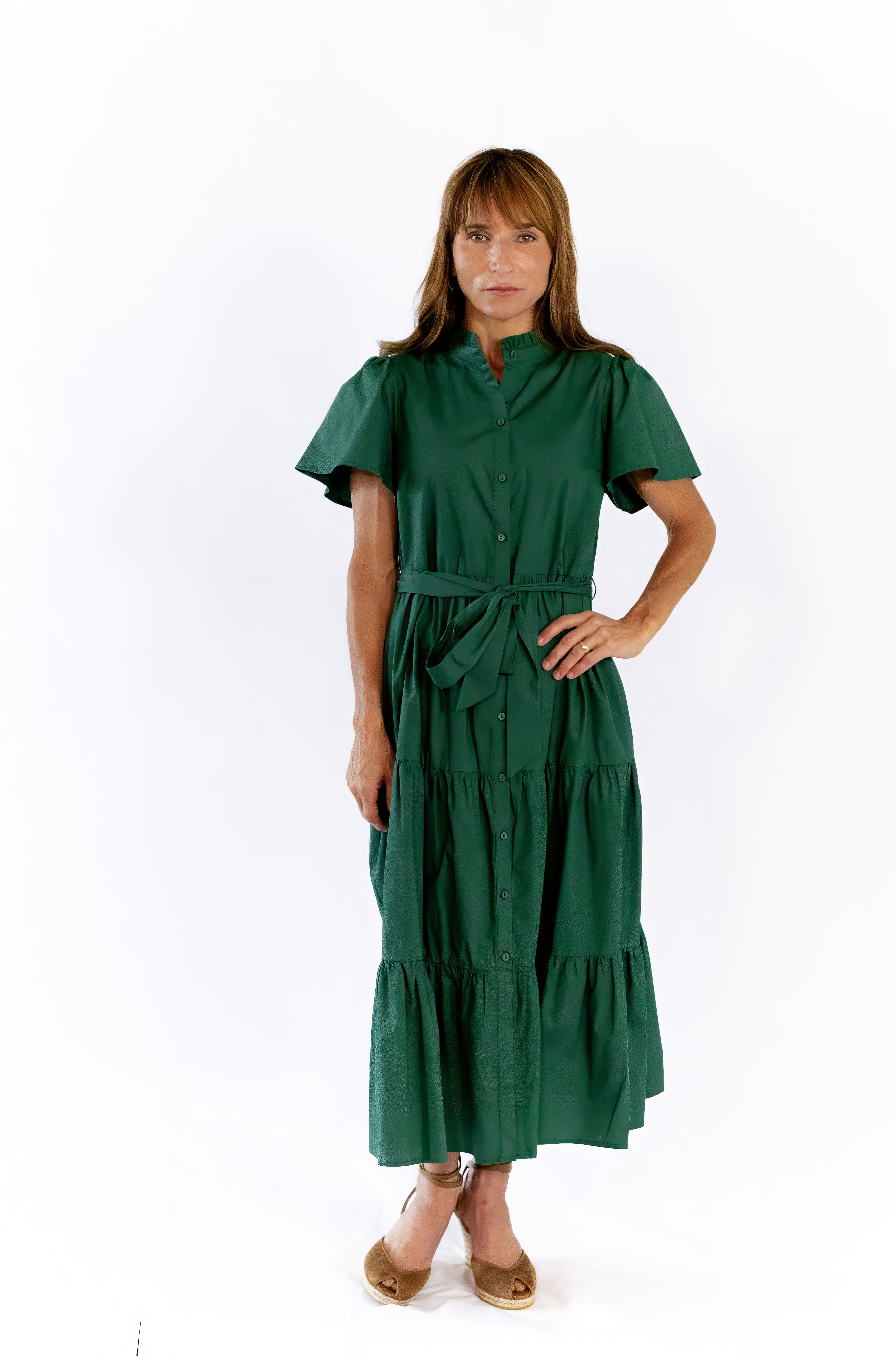 Misti Tiered Midi Dress
