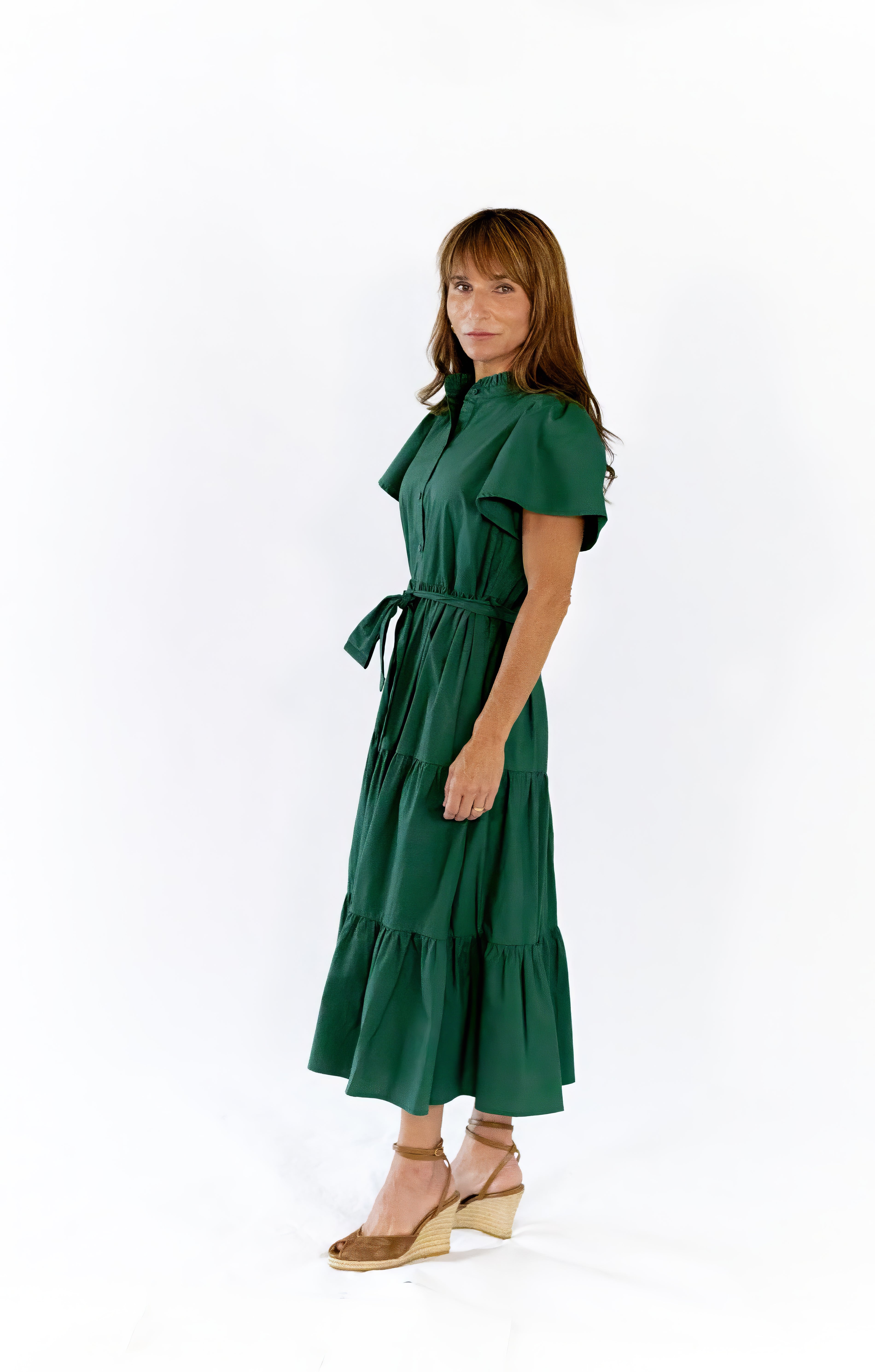 Misti Tiered Midi Dress