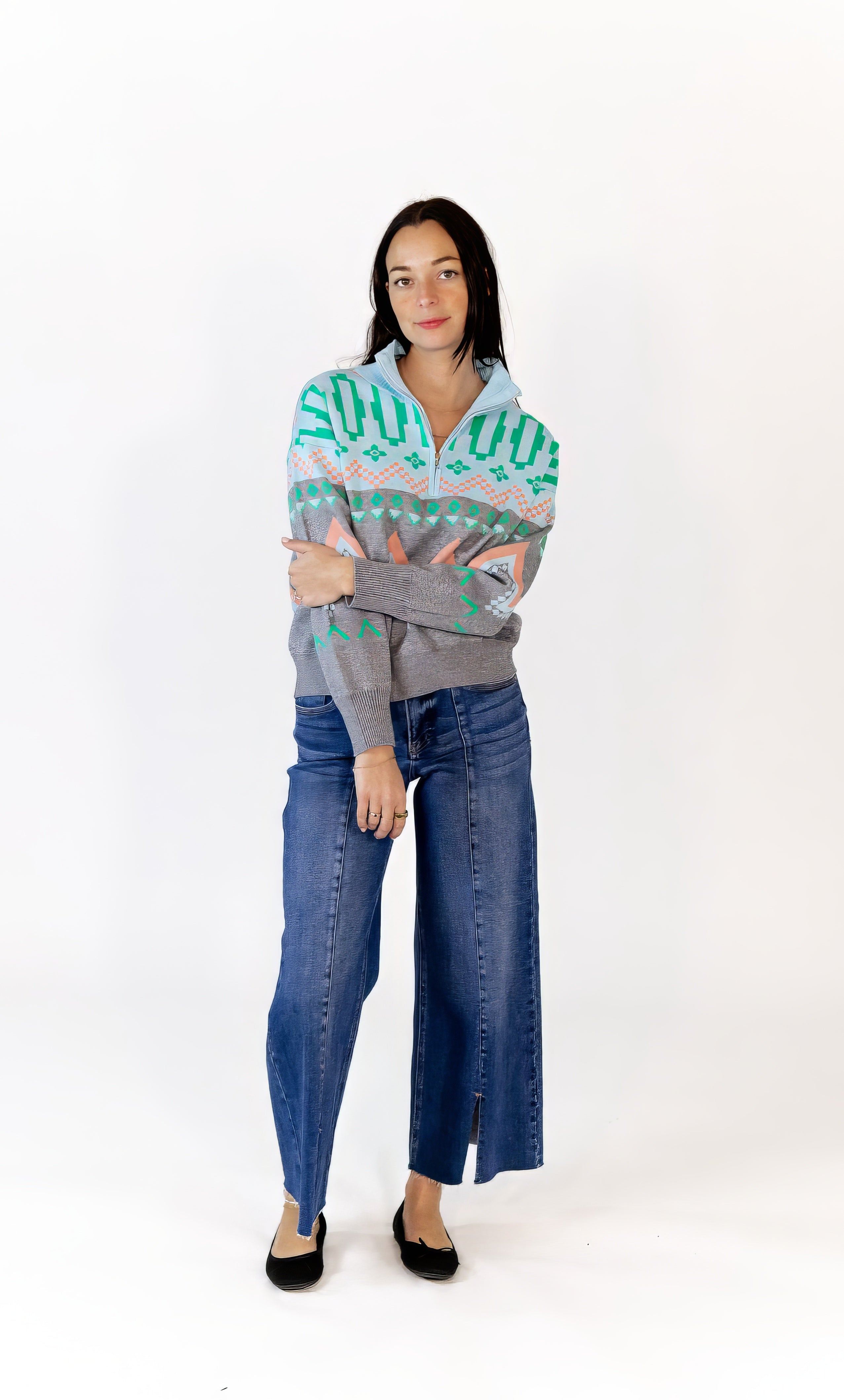 Snowflake Quarter Zip