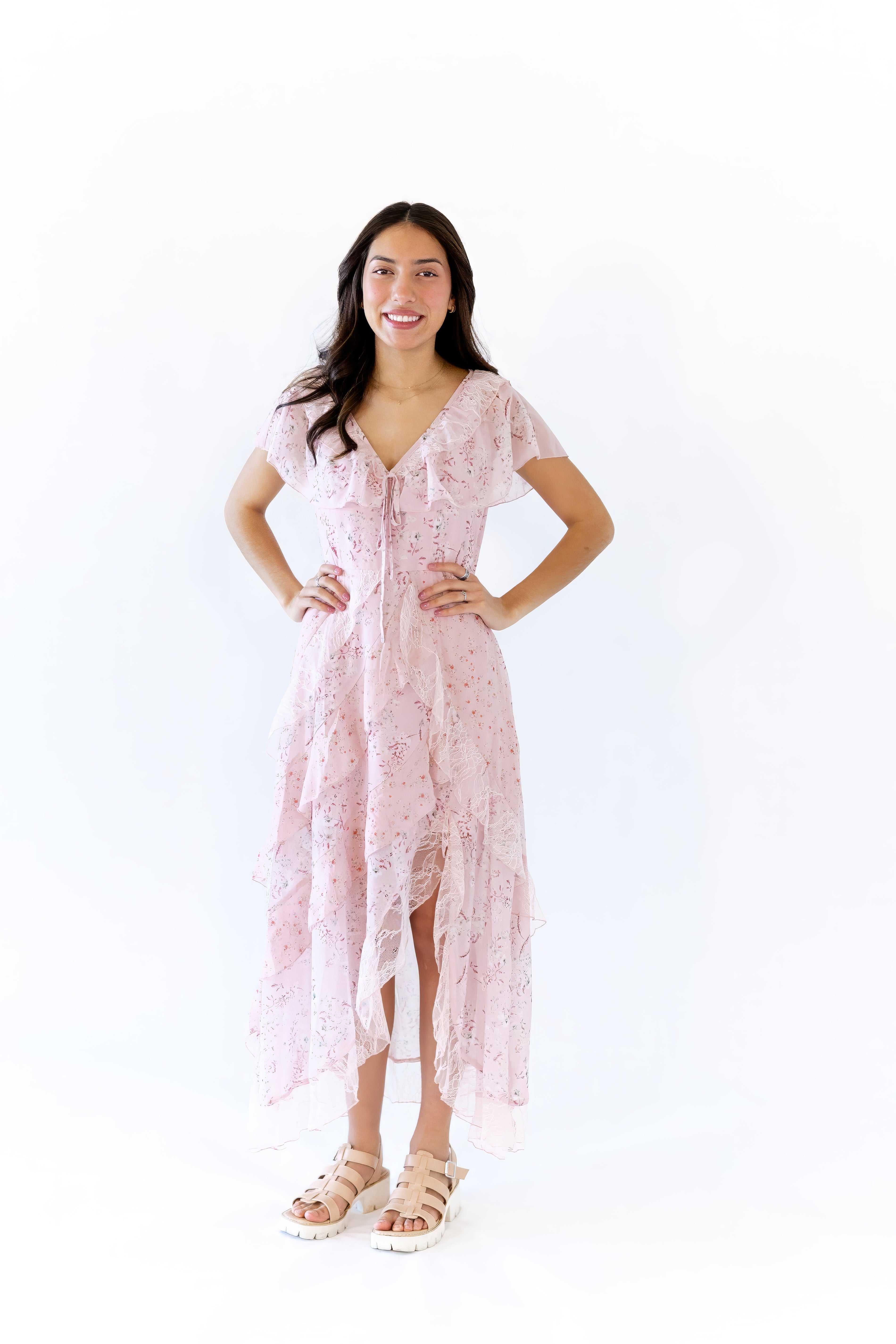 Rylee Ruffled Midi Dress