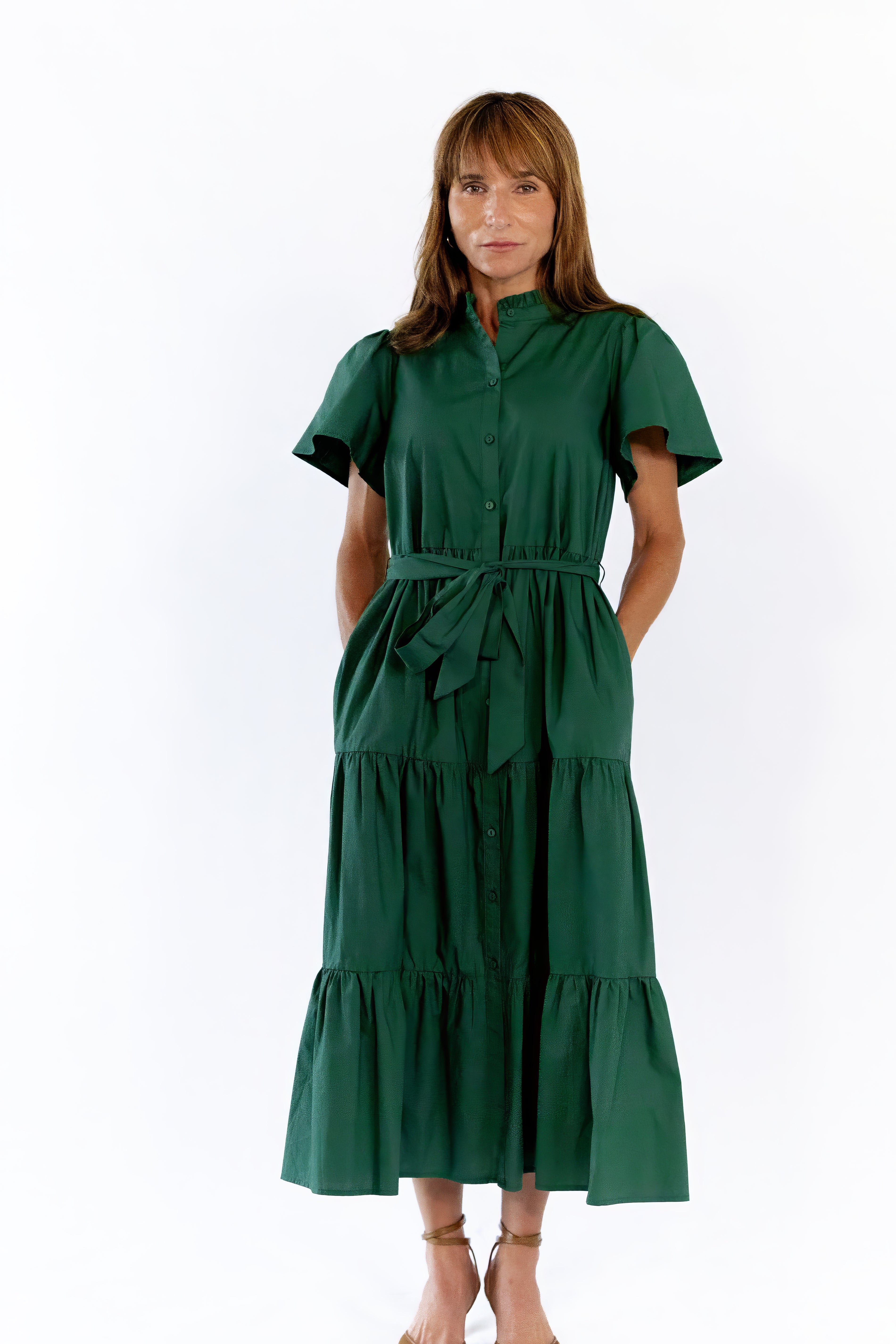 Misti Tiered Midi Dress