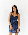 Tulsa Iridescent Foil Dress