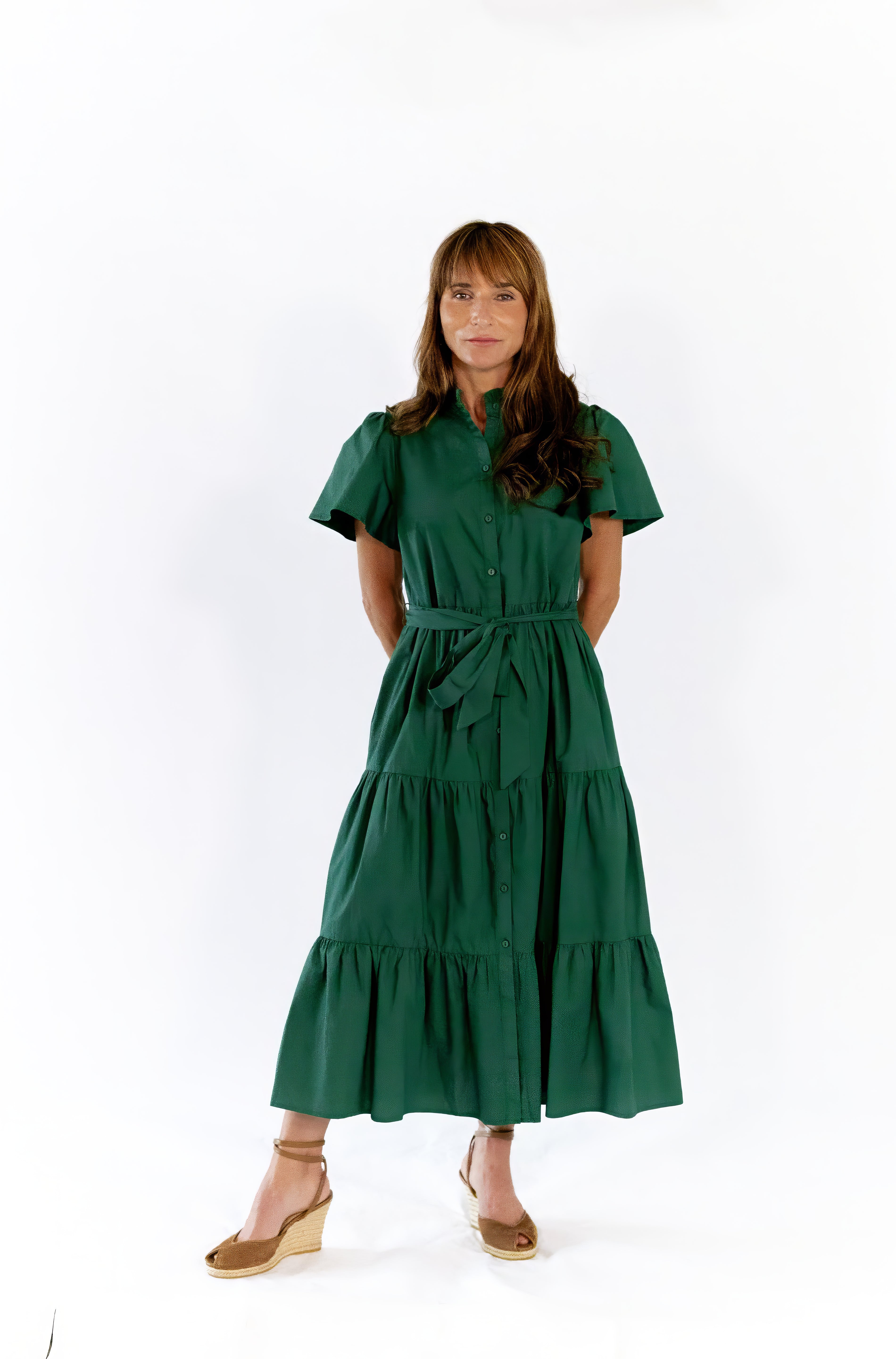 Misti Tiered Midi Dress