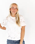 Helen Sheer Lace Tee