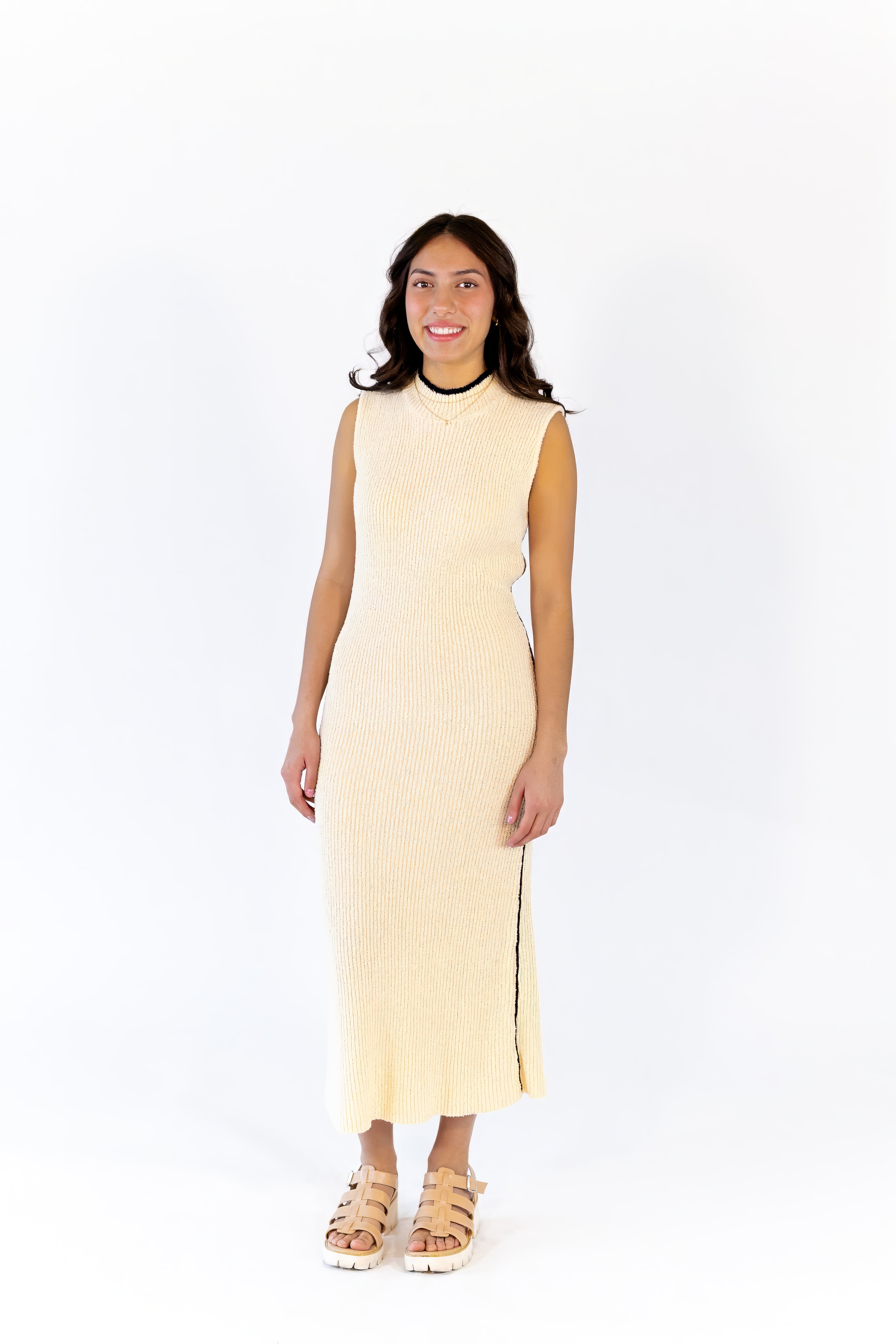 Sunny Boucle Knit Dress