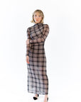 Dawn Plaid Mesh Dess