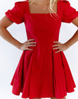 Vince Pleated Mini Dress