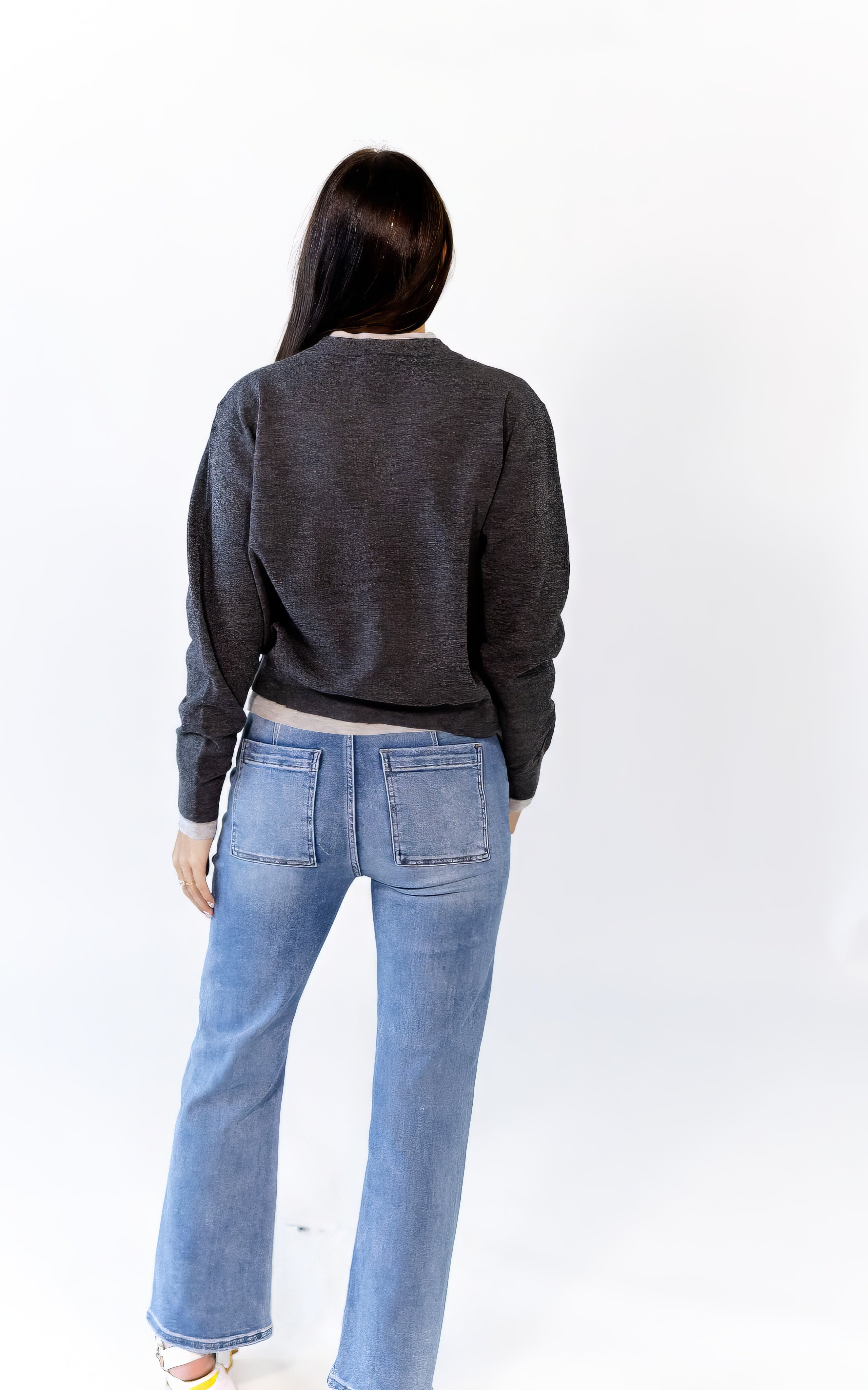 Laney Contrast Seam Cardigan