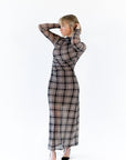 Dawn Plaid Mesh Dess
