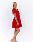 Vince Pleated Mini Dress