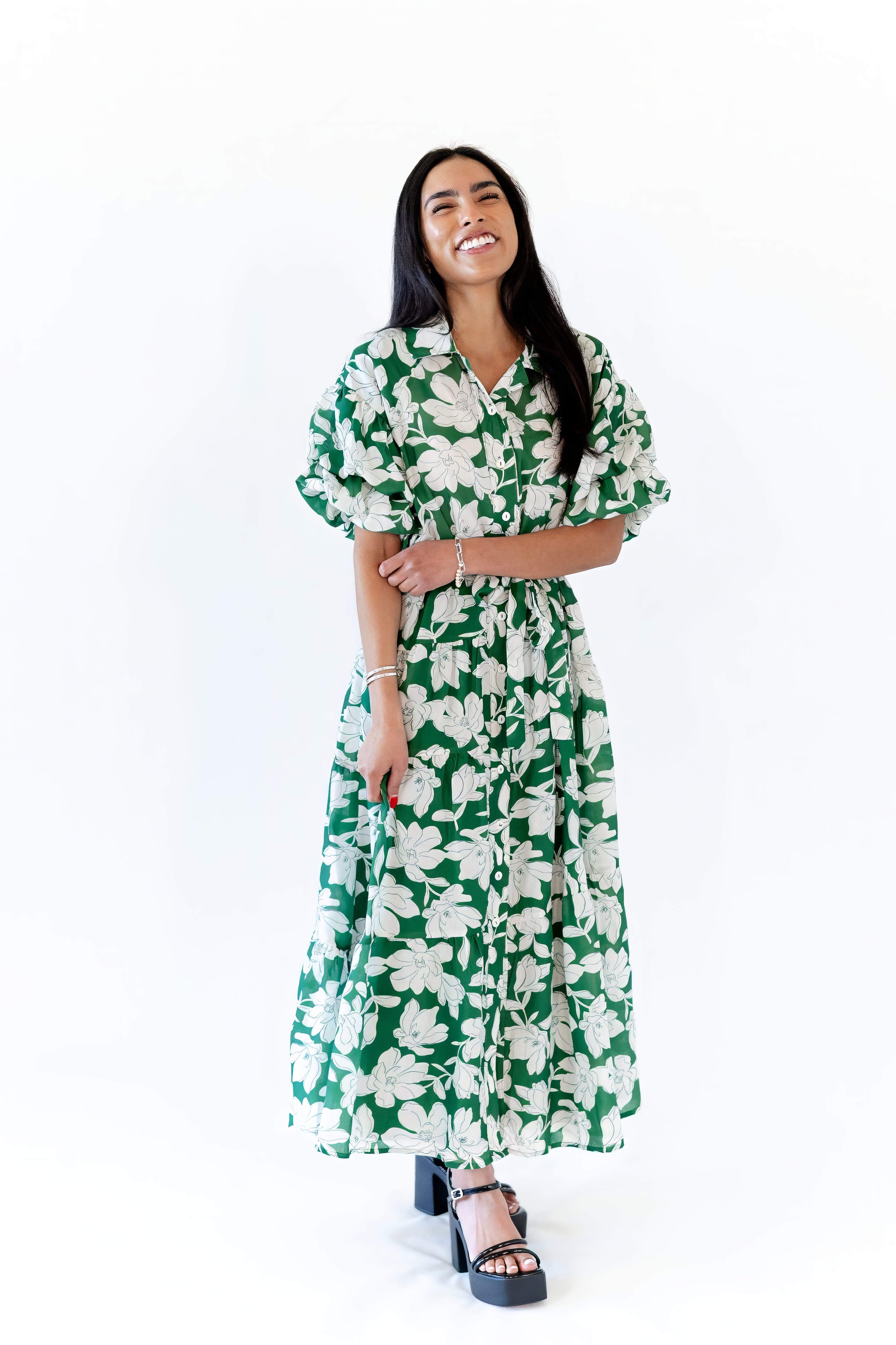 Eden Floral Shirt Dress