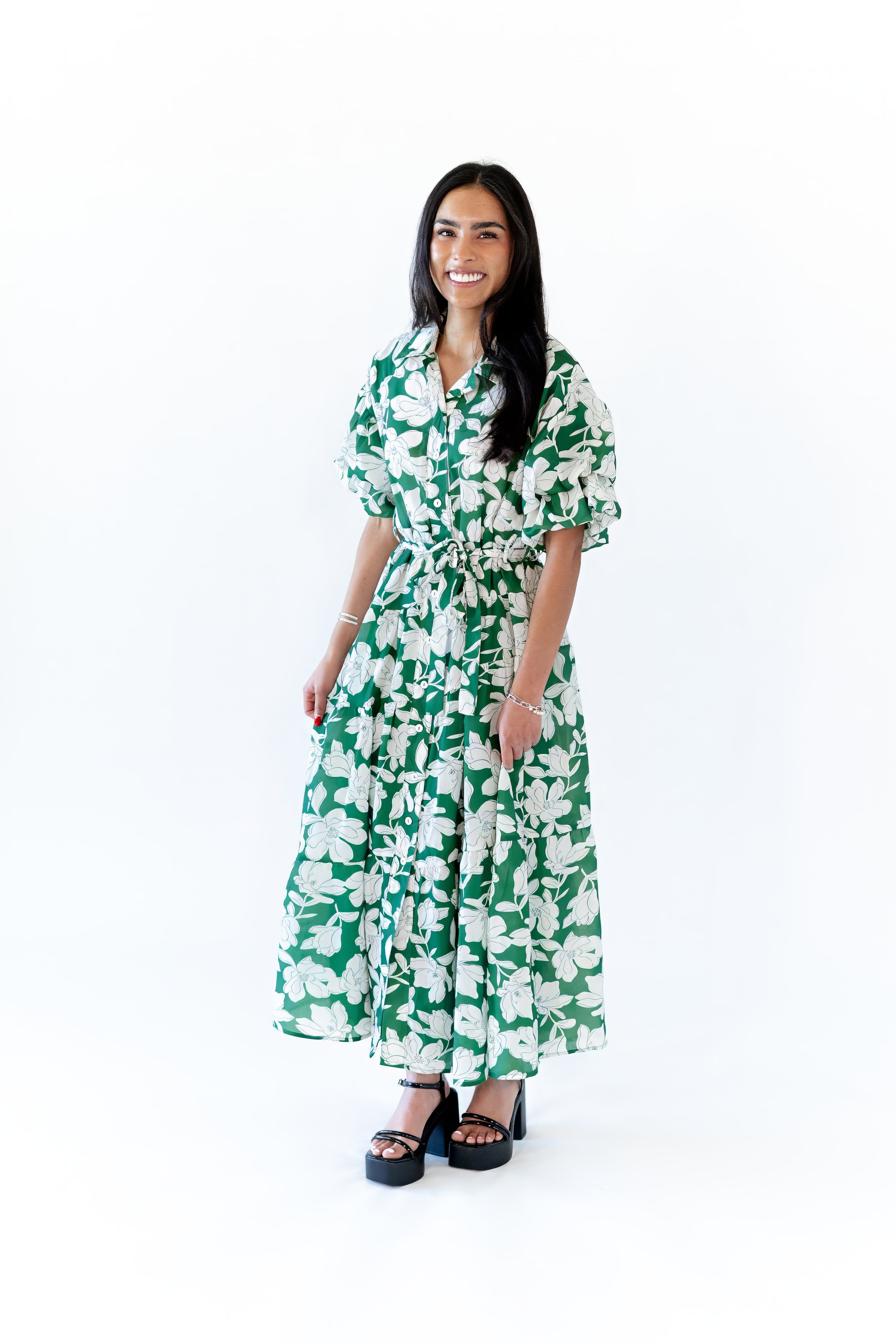 Eden Floral Shirt Dress