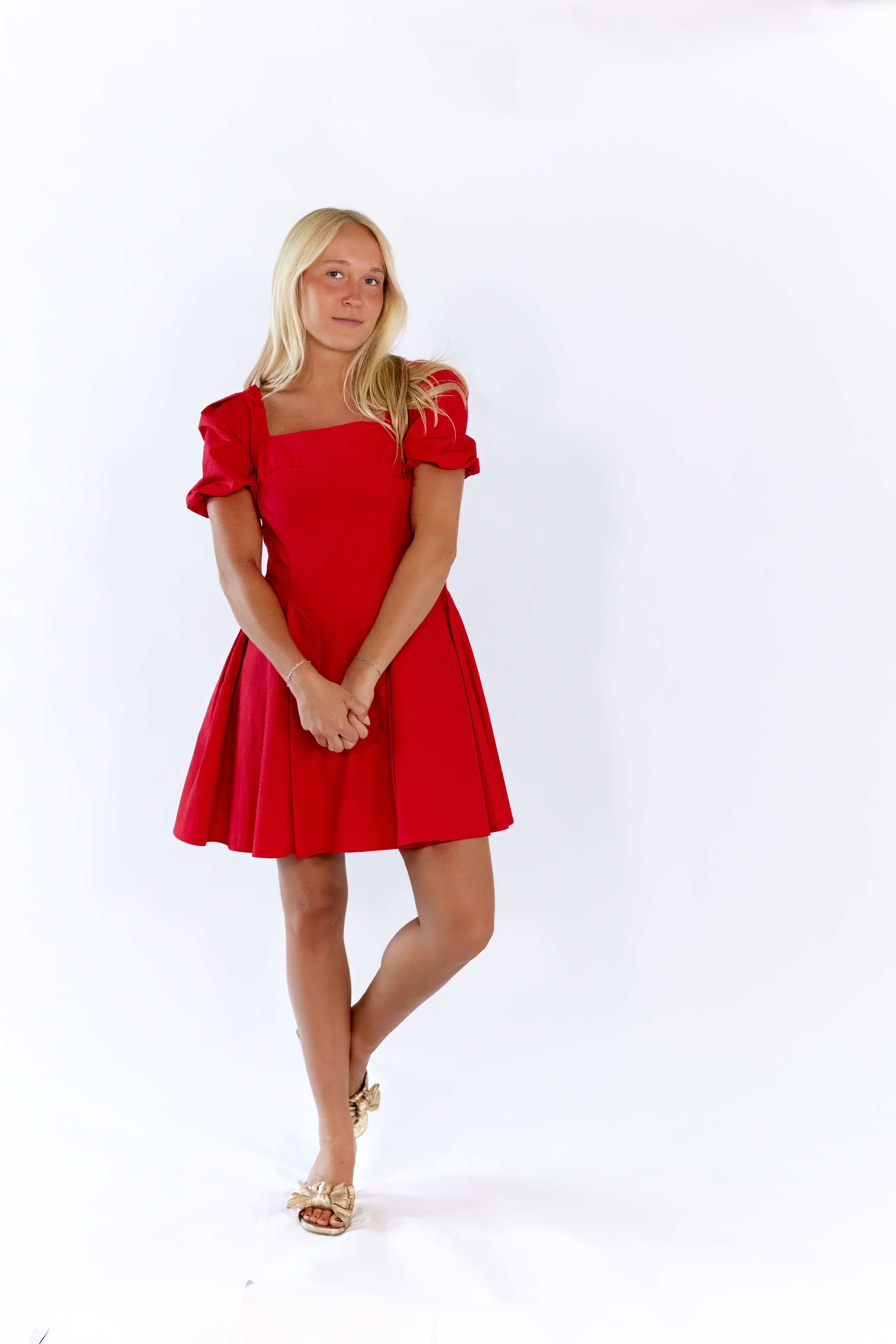 Vince Pleated Mini Dress