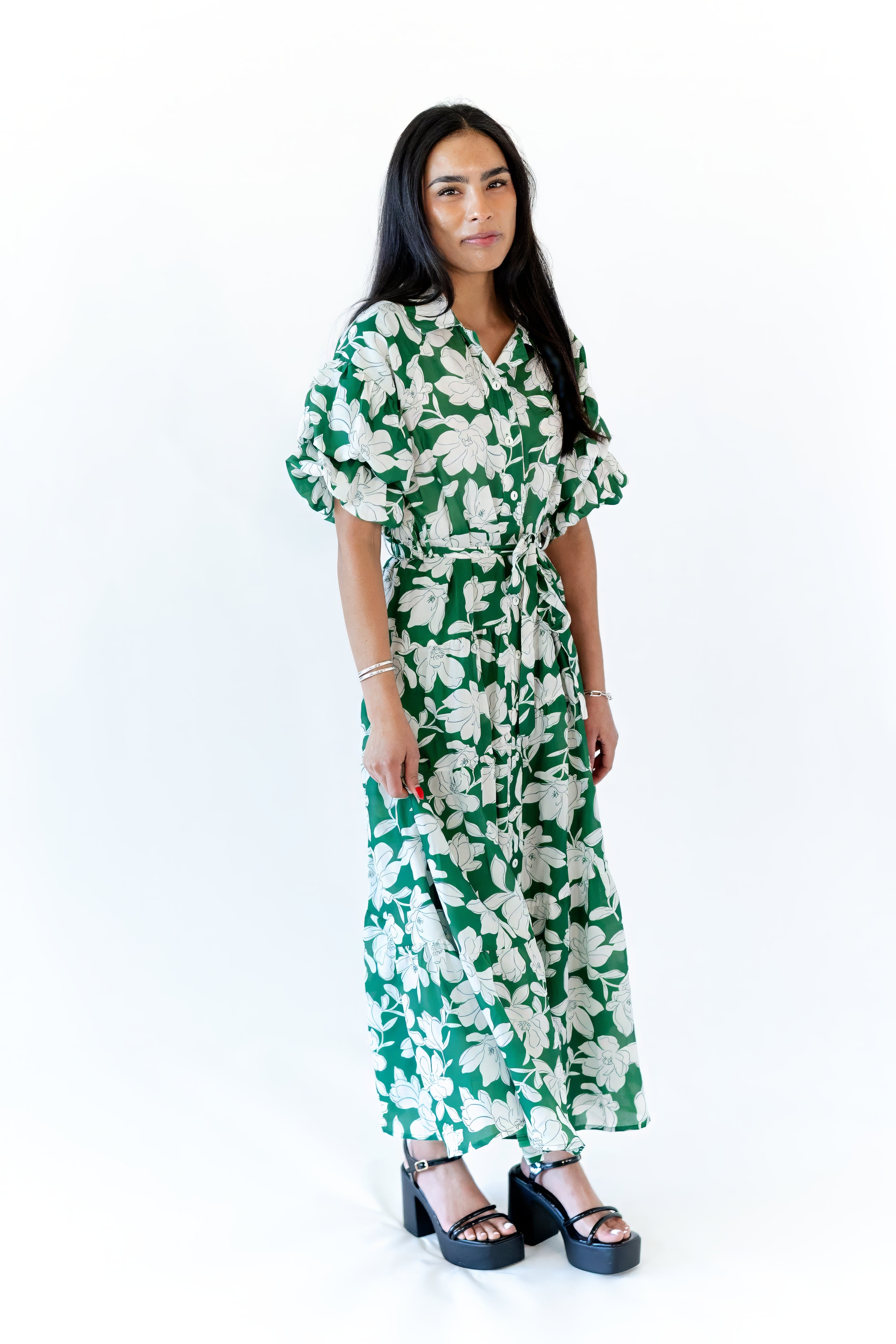 Eden Floral Shirt Dress