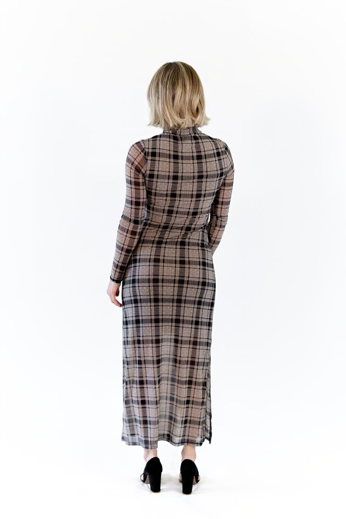 Dawn Plaid Mesh Dess