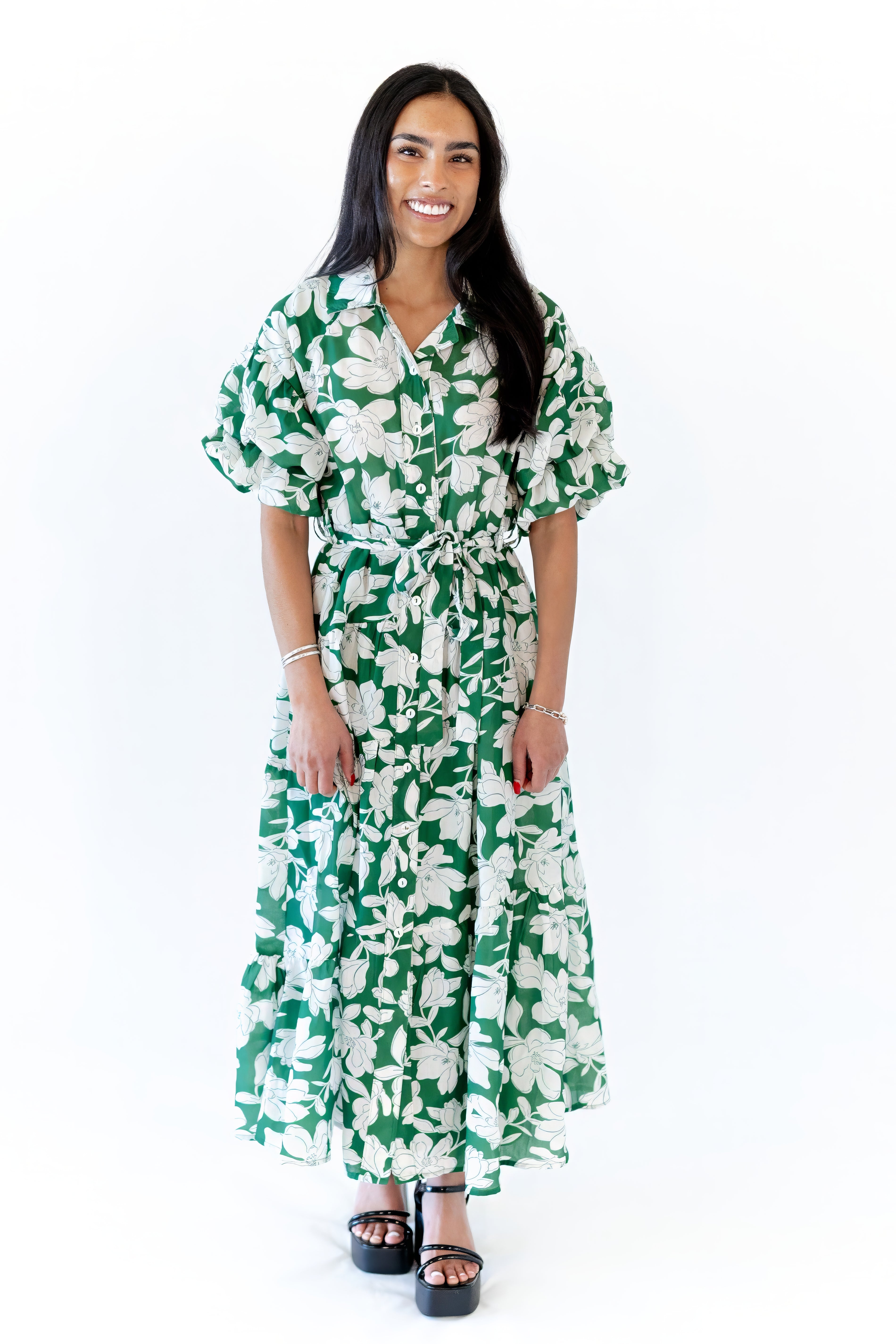 Eden Floral Shirt Dress