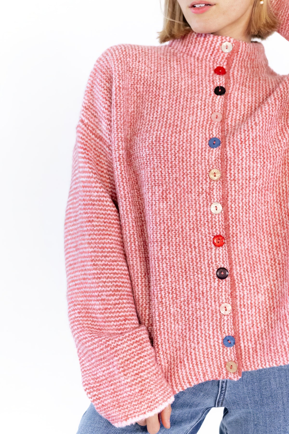 Camilla Mixed Button Sweater