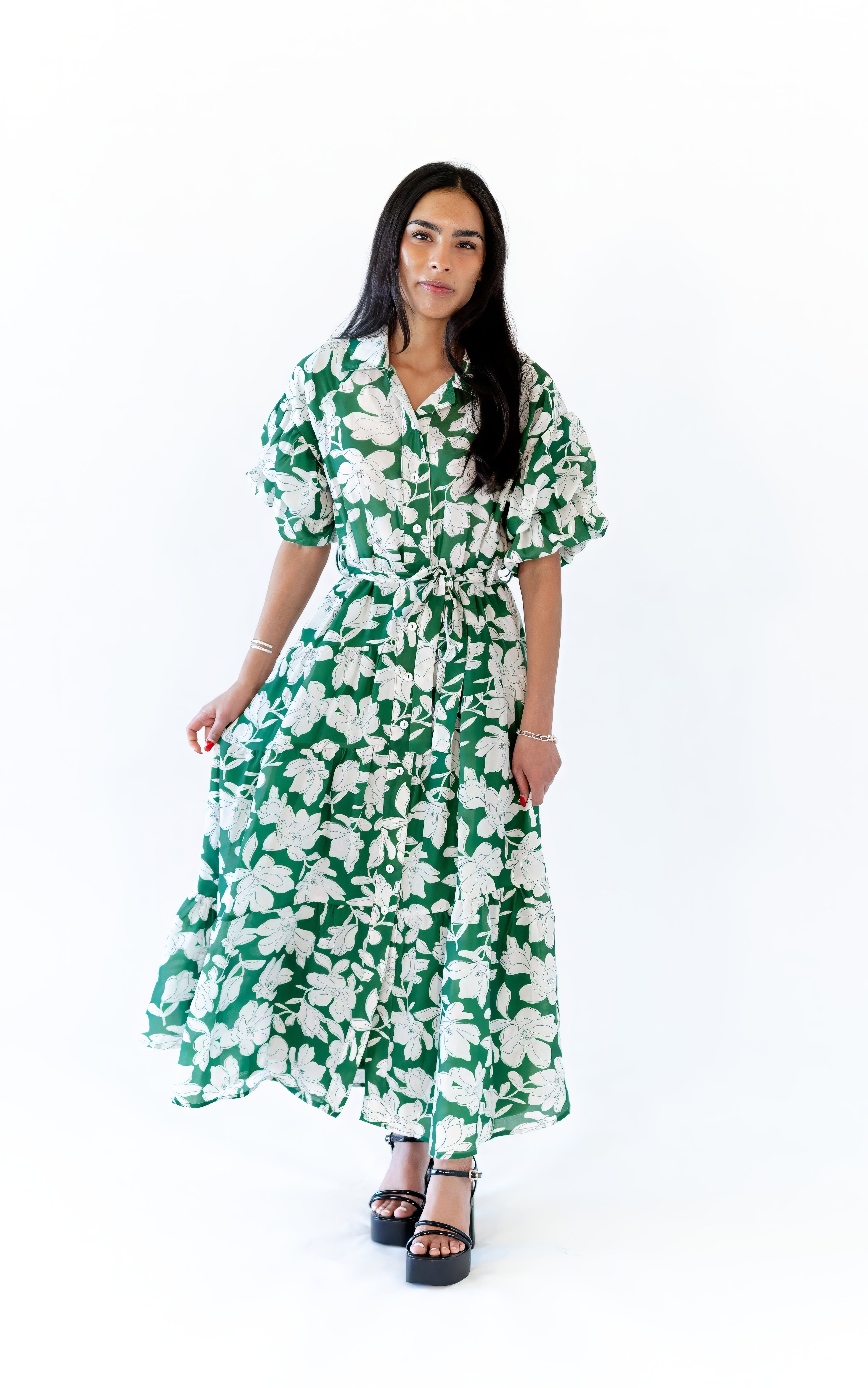 Eden Floral Shirt Dress