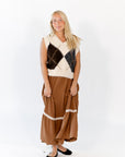 Afterglow Lace Accent Skirt