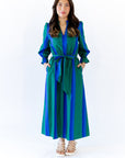 Marguriette Striped Maxi Dress