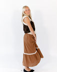 Afterglow Lace Accent Skirt