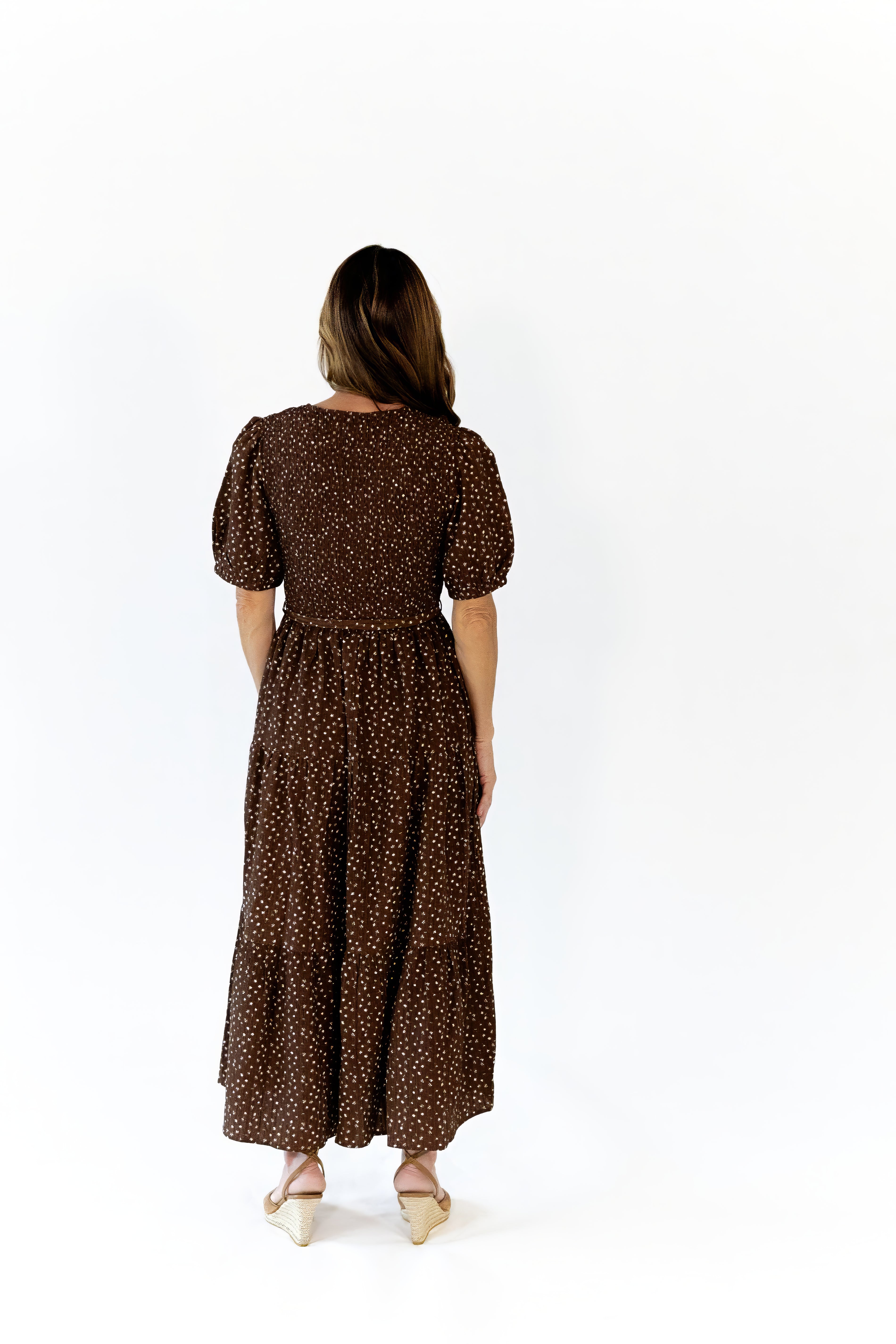 Nicole Floral Smocked Dress