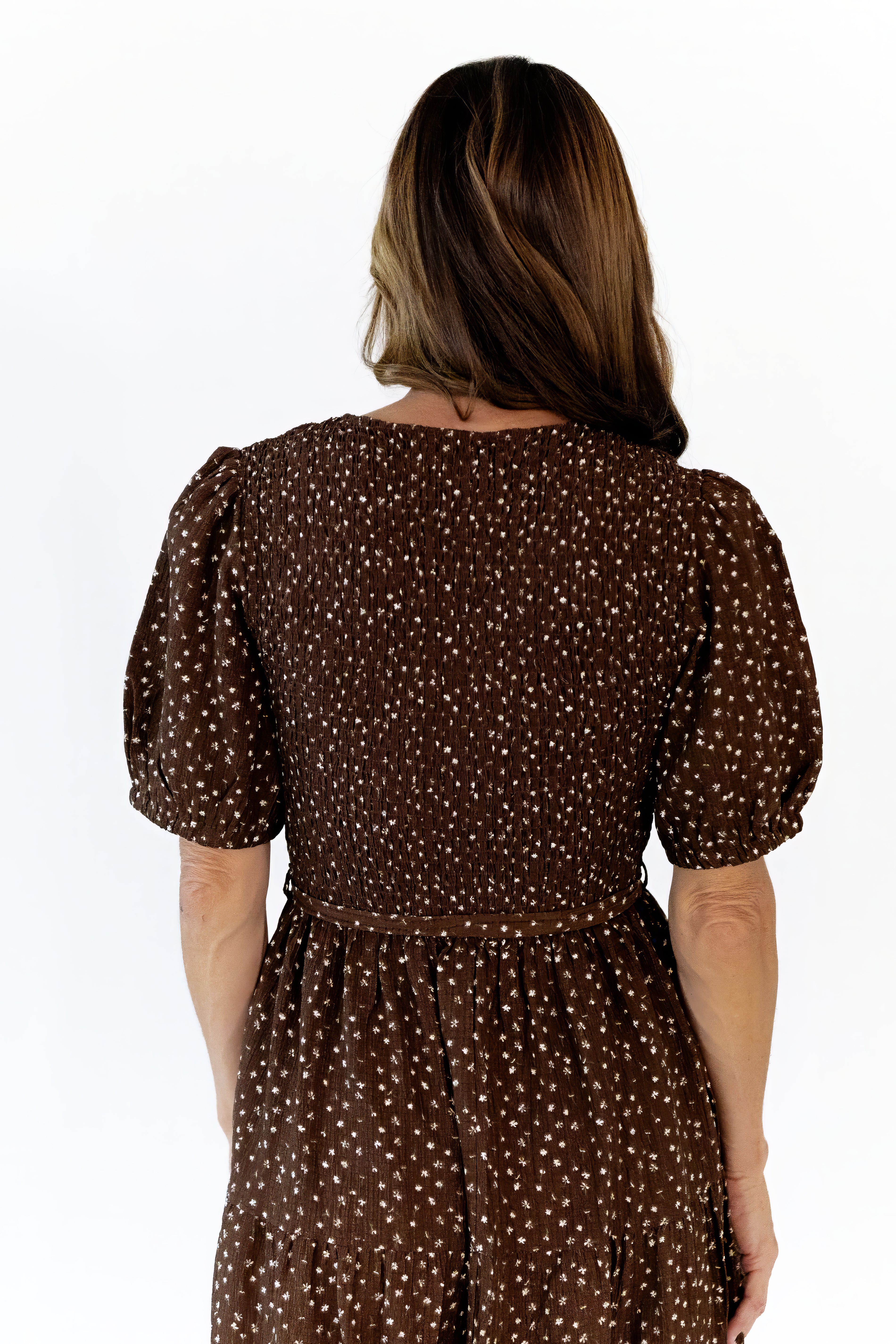 Nicole Floral Smocked Dress