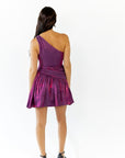 Maxwell Iridescent One Shoulder Mini