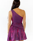 Maxwell Iridescent One Shoulder Mini