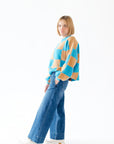 Margaux Ruffle Waist Denim