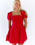 Vince Pleated Mini Dress