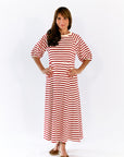 Marissa Striped Midi Dress