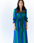 Marguriette Striped Maxi Dress