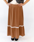 Afterglow Lace Accent Skirt
