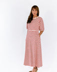 Marissa Striped Midi Dress