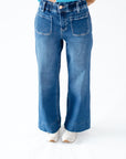 Margaux Ruffle Waist Denim