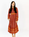 Quincy Boho Midi Dress