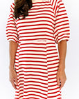 Marissa Striped Midi Dress