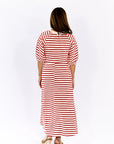 Marissa Striped Midi Dress