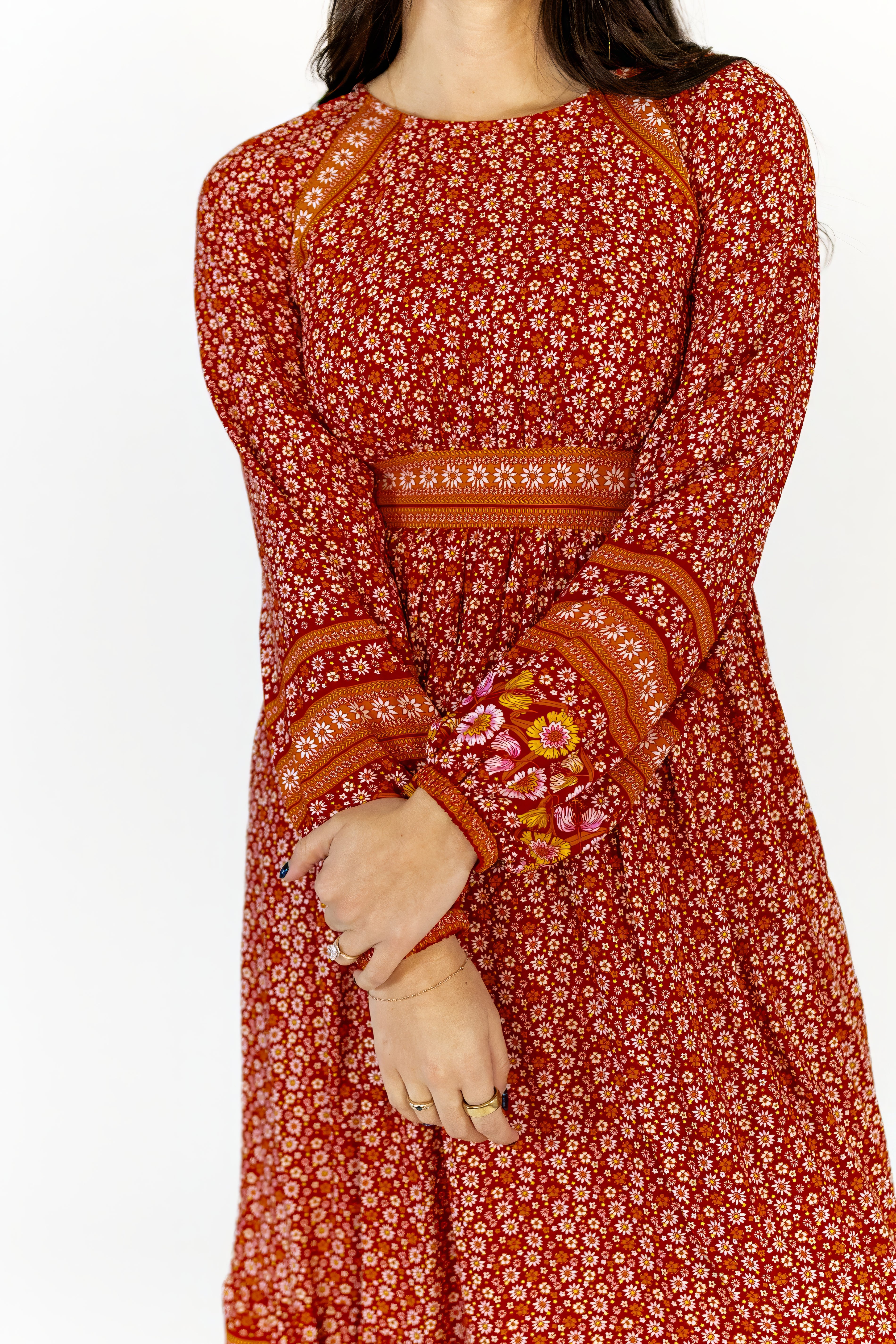 Quincy Boho Midi Dress