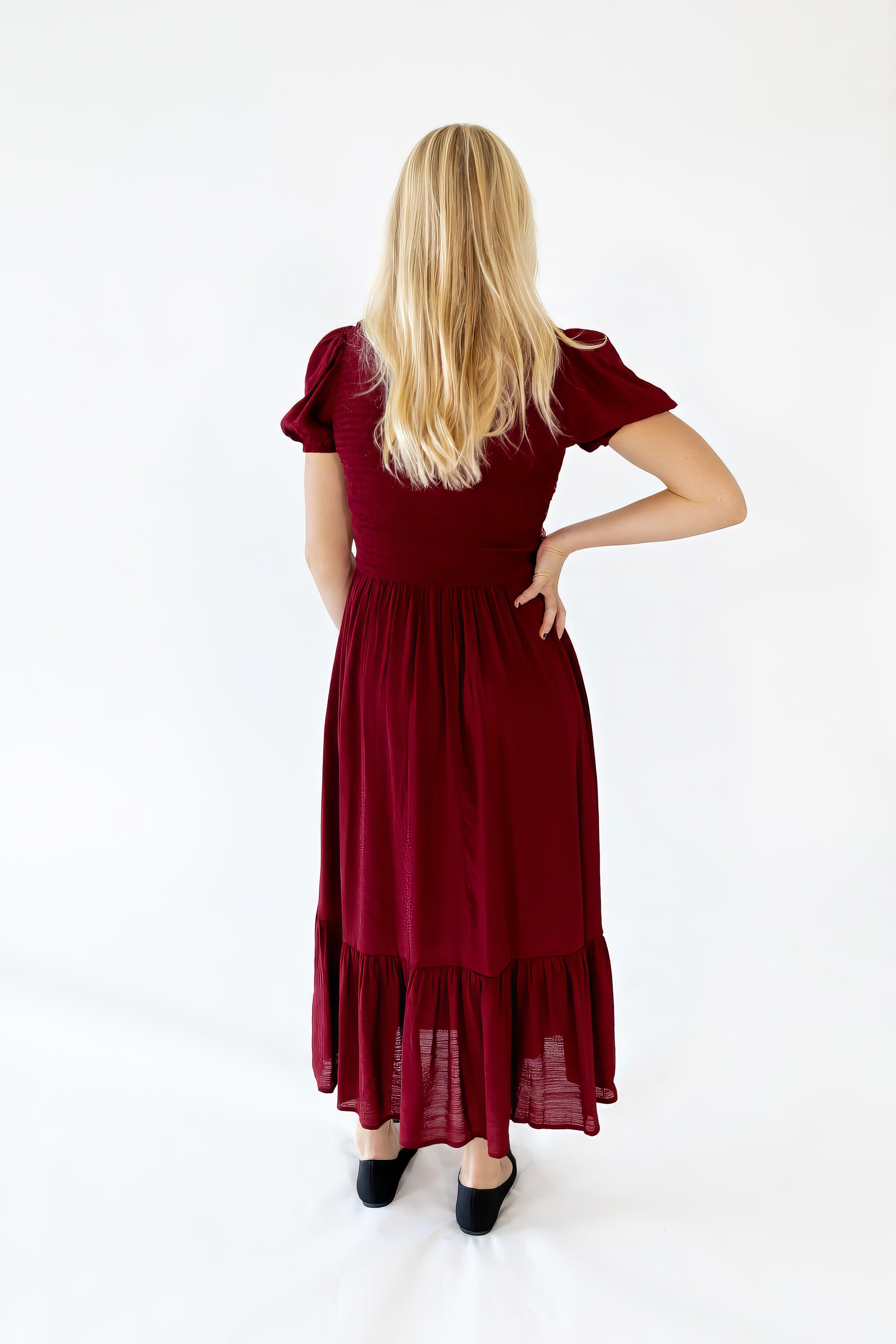Yara Smocked Maxi Dress